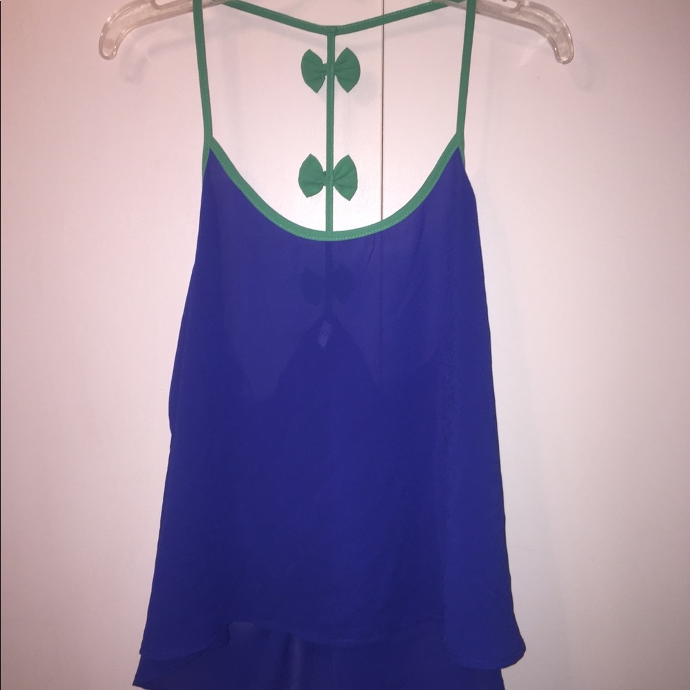 Blue summer top
